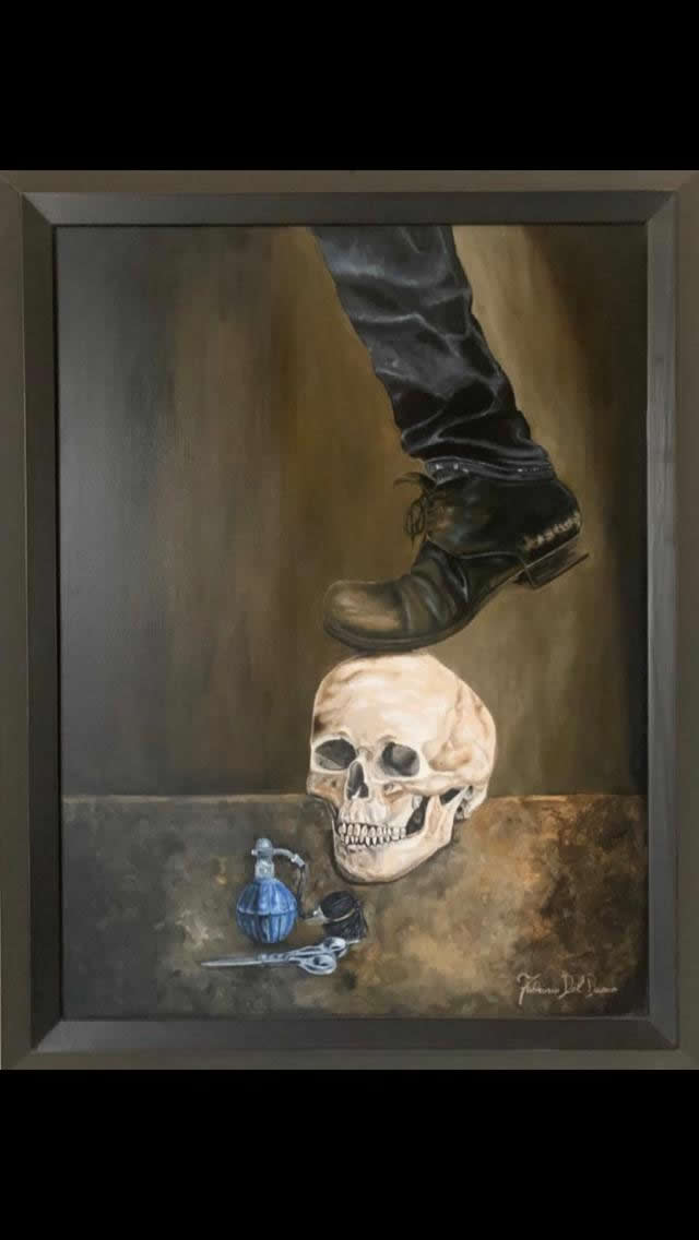 untitled olio su tela 2017